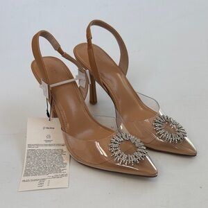 NWT The Drop Women's Klara Clean Pointed Toe Sandals Size 8